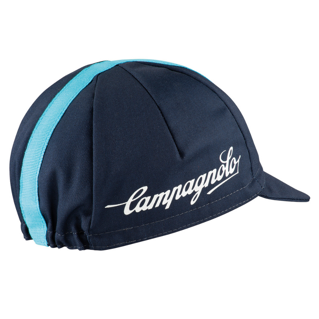 CAMPAGNOLO CLASSIC BLUE CYCLING CAP ACCESSORY CHAINSMITH BIKE SHOP
