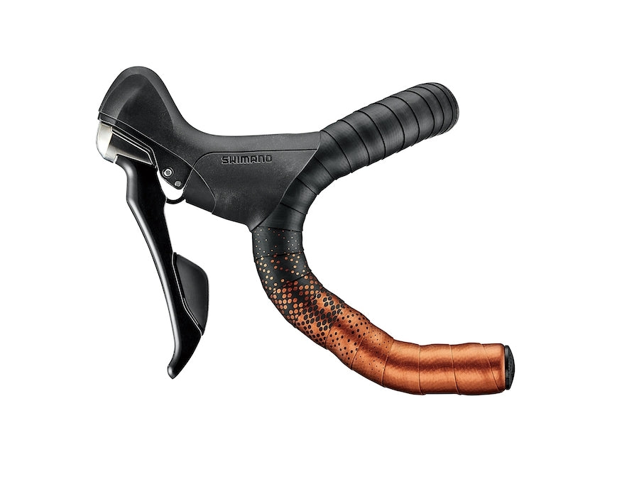 CICLOVATION BAR TAPE ADVANCED LEATHER TOUCH SHINING METALLIC CRYSTAL ORANGE CYCLING SYDNEY AUSTRALIA BIKE SHOP