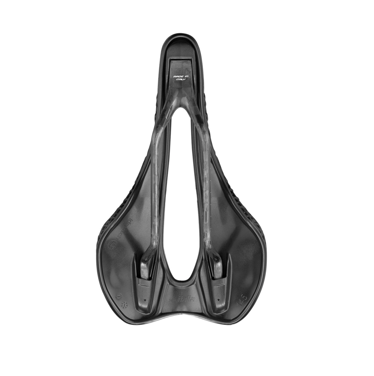 SELLE ITALIA SLR BOOST 3D KIT CARBONIO SUPERFLOW SADDLE UNDERNEATH