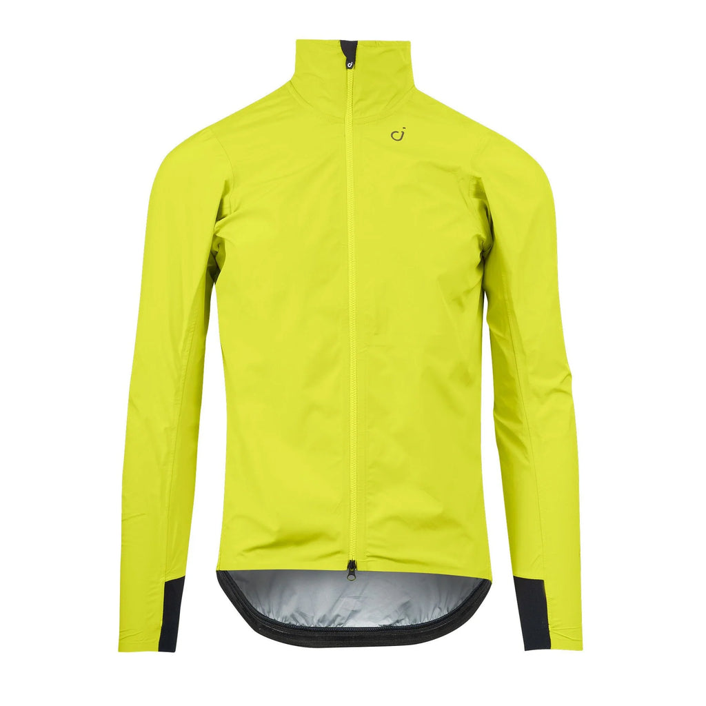 VELOCIO MENS ULTRALIGHT RAIN JACKET CITRON CHAINSMITH BIKE SHOP