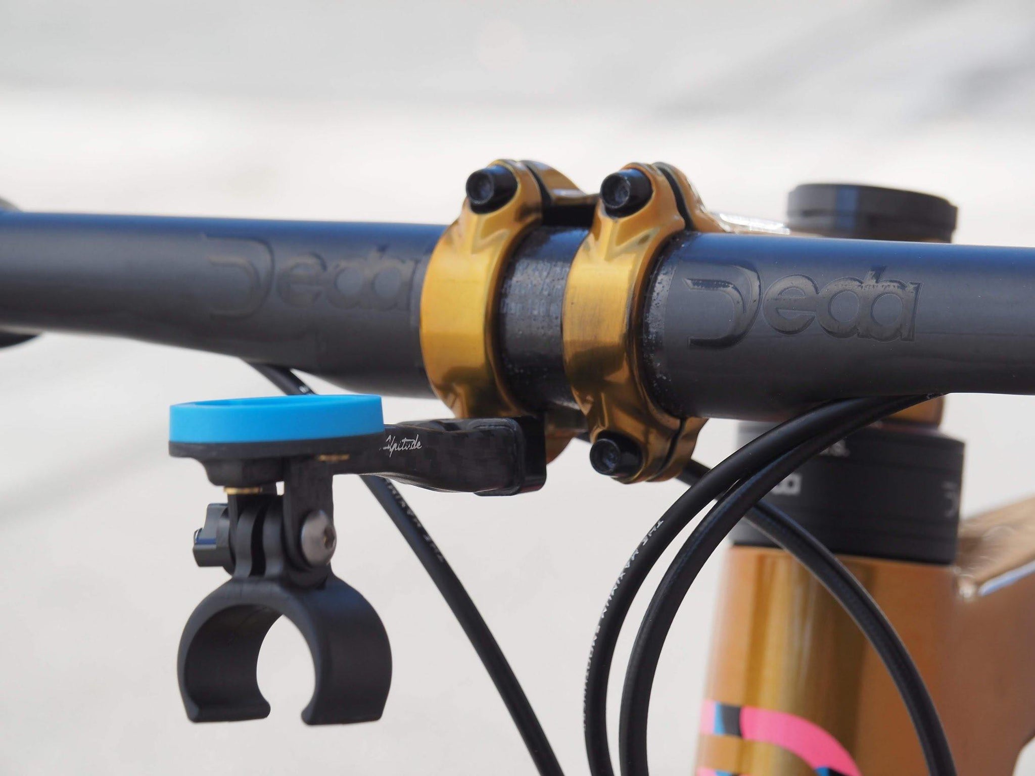 ALPITUDE CARBON COMPUTER MOUNT (WITH CAMERA OR LIGHT COMBO) CYCLING SYDNEY AUSTRALIA BIKE SHOP