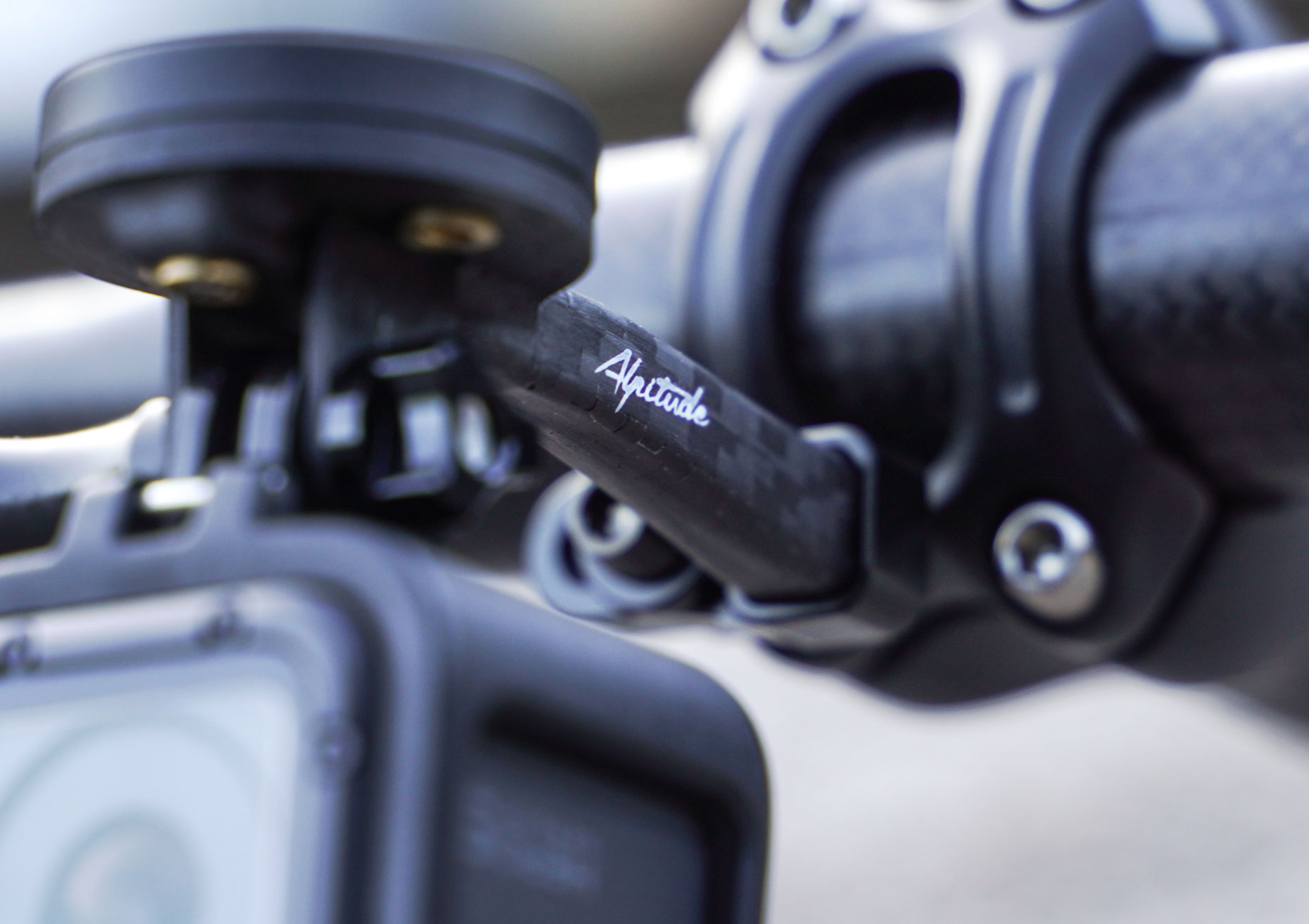 ALPITUDE CARBON COMPUTER MOUNT (WITH CAMERA OR LIGHT COMBO) CYCLING SYDNEY AUSTRALIA BIKE SHOP