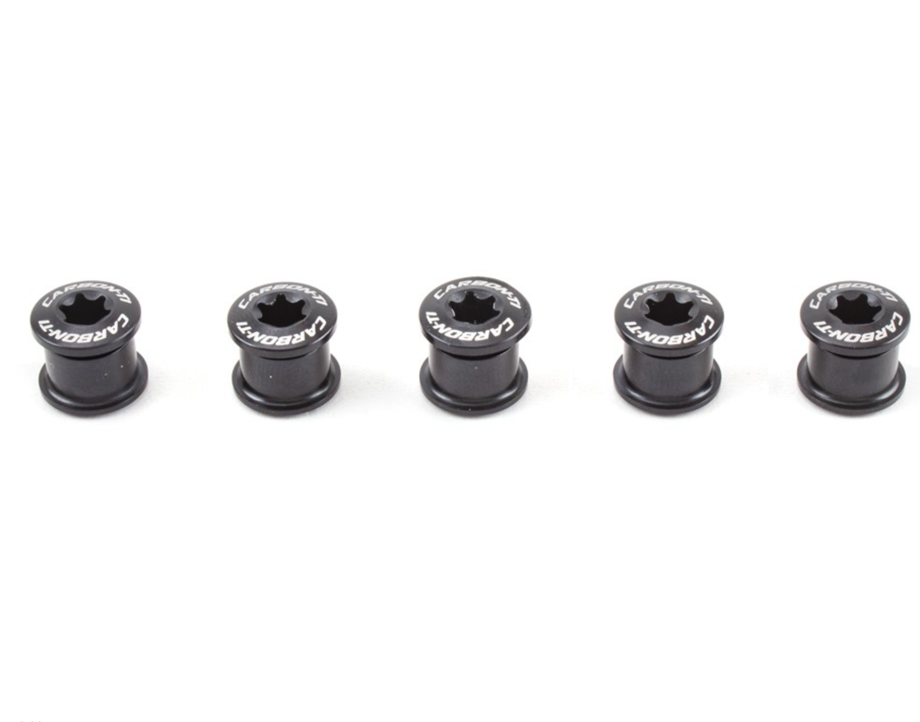 CARBON TI X-FIX ROAD CHAINRING BOLT SET 5 BLACK CYCLING SYDNEY AUSTRALIA BIKE SHOP