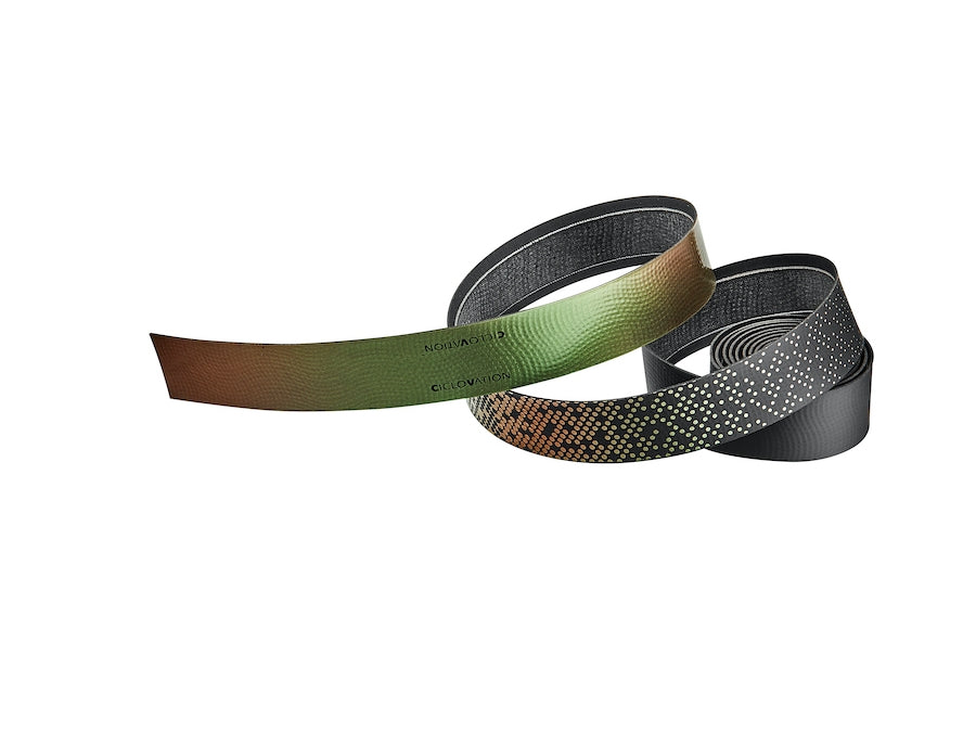 CICLOVATION BAR TAPE PREMIUM LEATHER TOUCH CHAMELEON AMBER GREEN CYCLING SYDNEY AUSTRALIA BIKE SHOP