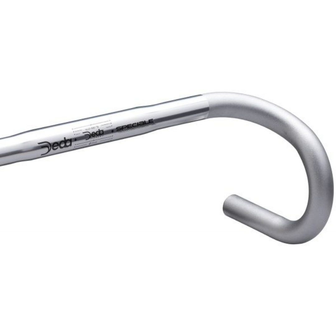 DEDA ELEMENTI SPECIALE 26 SHALLOW ALLOY HANDLEBAR  SILVER CYCLING SYDNEY AUSTRALIA BIKE SHOP