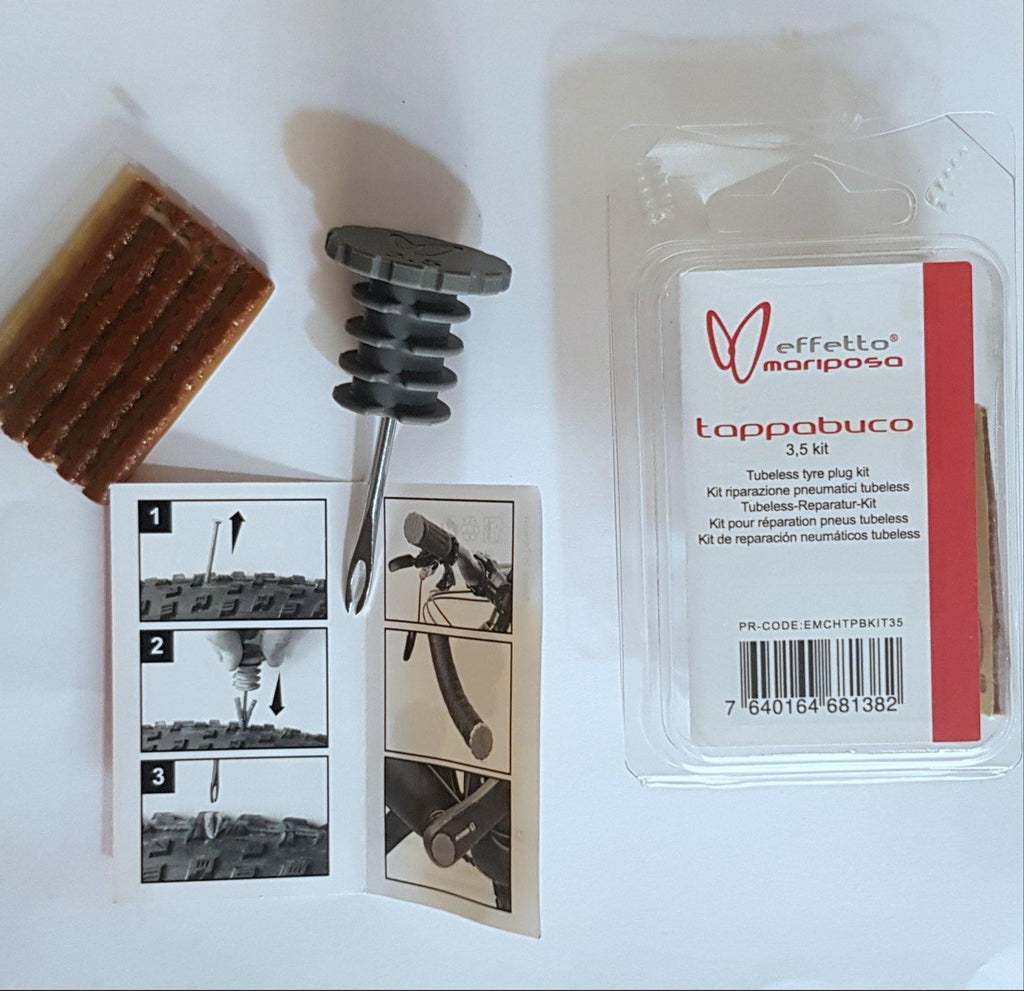 Bike tire 2025 plugs for tubeless