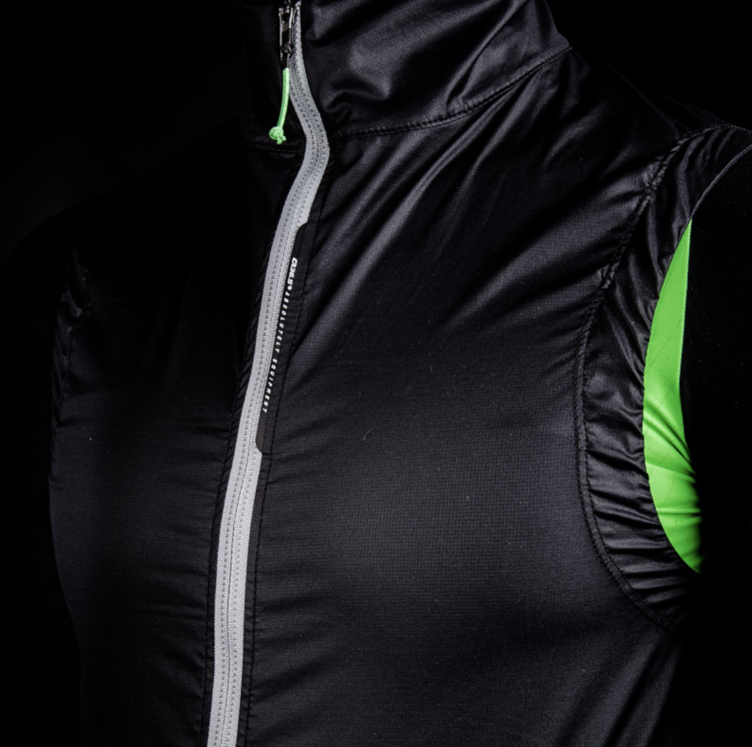 Q36.5 AIR SHELL WIND VEST MEN BLACK CYCLING SYDNEY AUSTRALIA BIKE SHOP