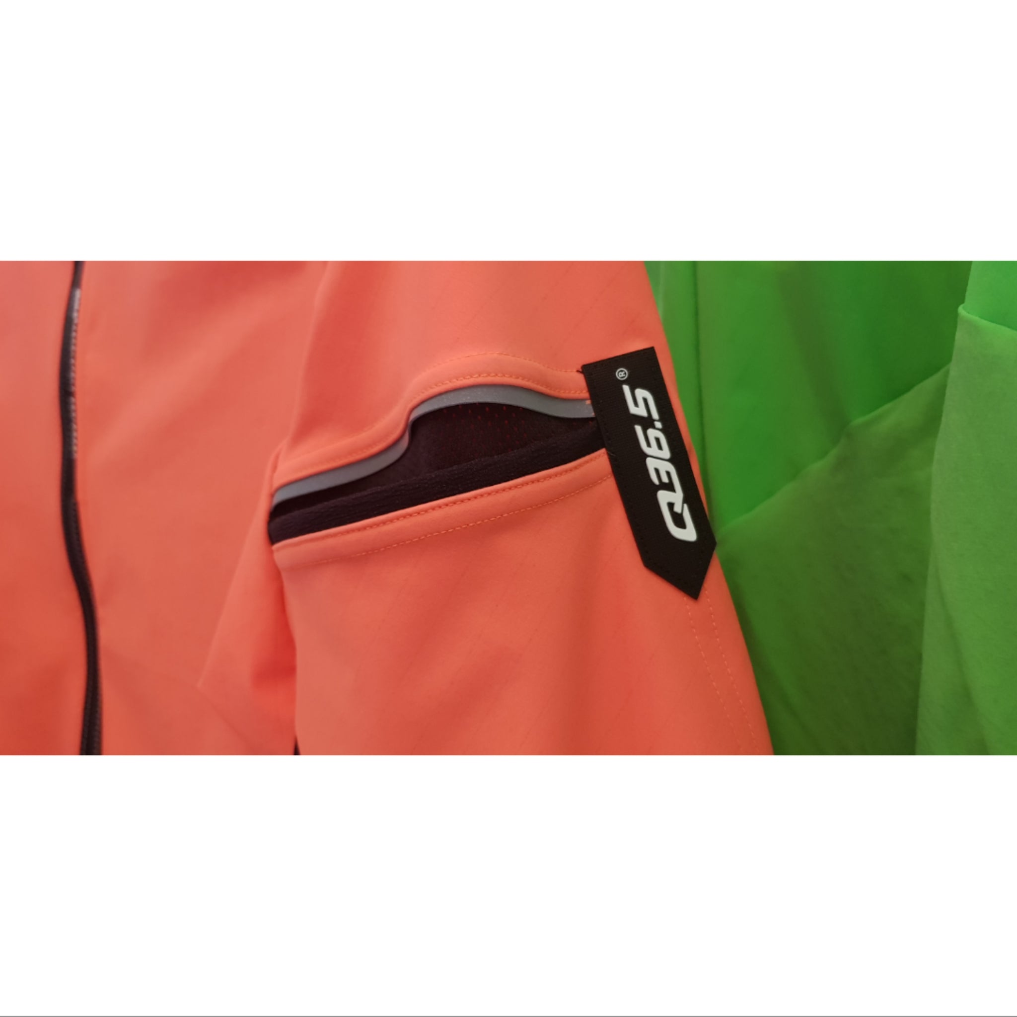 Q36.5 MENS JERSEY LONG SLEEVE HYBRID QUE ORANGE  CYCLING SYDNEY AUSTRALIA BIKE SHOP