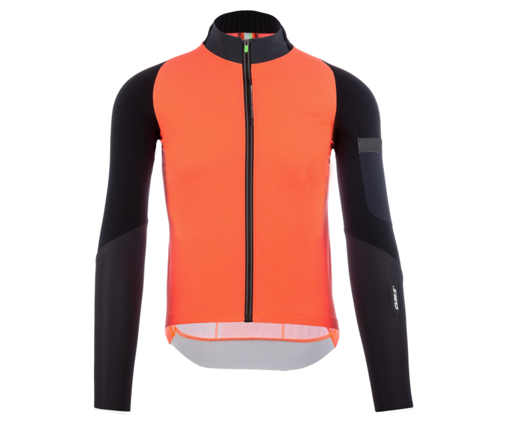 Q36.5 MENS JERSEY LONG SLEEVE HYBRID QUE ORANGE  CYCLING SYDNEY AUSTRALIA BIKE SHOP