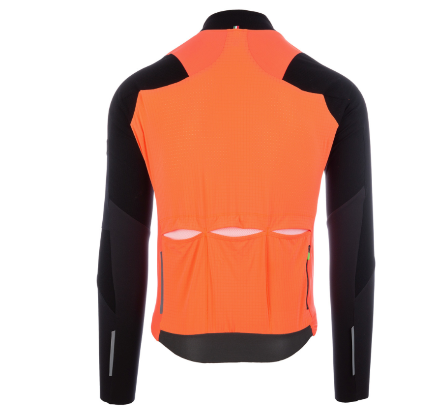 Q36.5 MENS JERSEY LONG SLEEVE HYBRID QUE ORANGE  CYCLING SYDNEY AUSTRALIA BIKE SHOP
