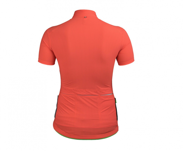 Q36.5 WOMENS JERSEY PINSTRIPE PERSIMON ORANGE CYCLING SYDNEY AUSTRALIA BIKE SHOP
