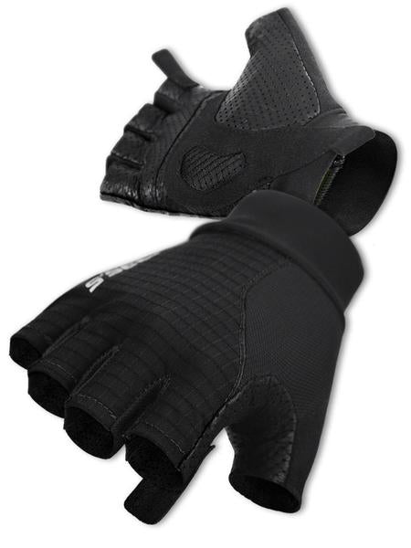 half gloves black
