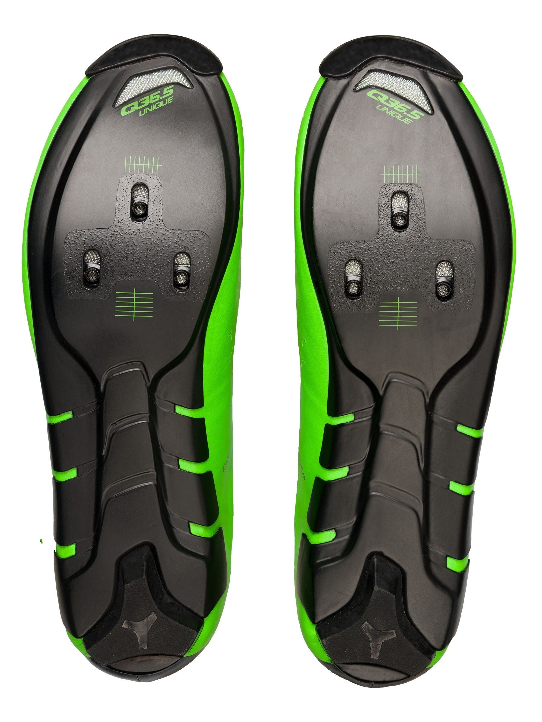 Q36.5 UNIQUE ROAD SHOES GREEN FLUO CYCLING SYDNEY AUSTRALIA BIKE SHOP