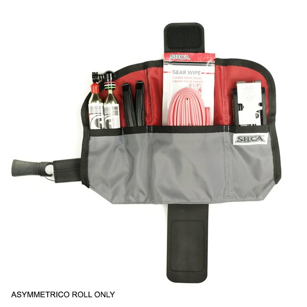SADDLE BAG SEAT ROLL ASYMMETRICAL BY SILCA CYCLING SYDNEY AUSTRALIA BIKE SHOP