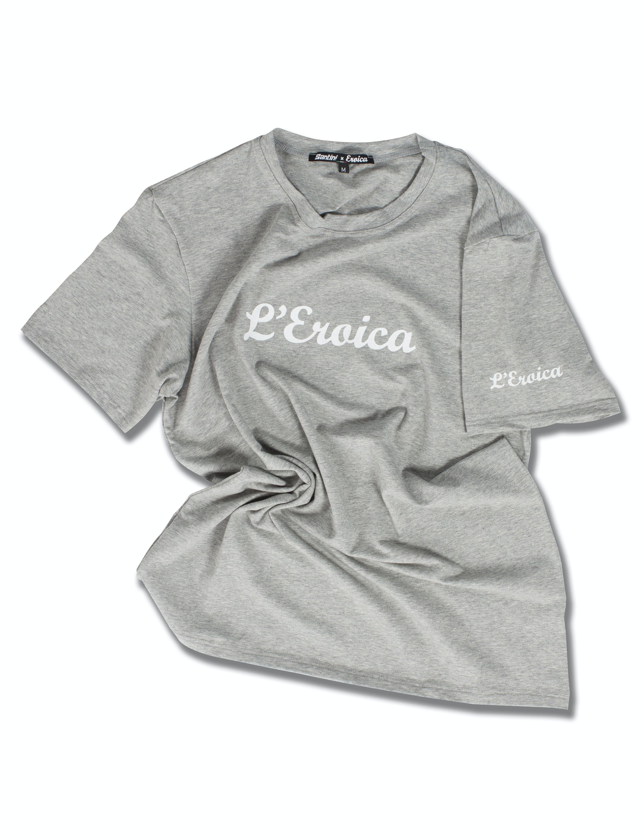 SANTINI T-SHIRT EROICA GREY ACCESSORY CYCLING SYDNEY AUSTRALIA BIKE SHOP