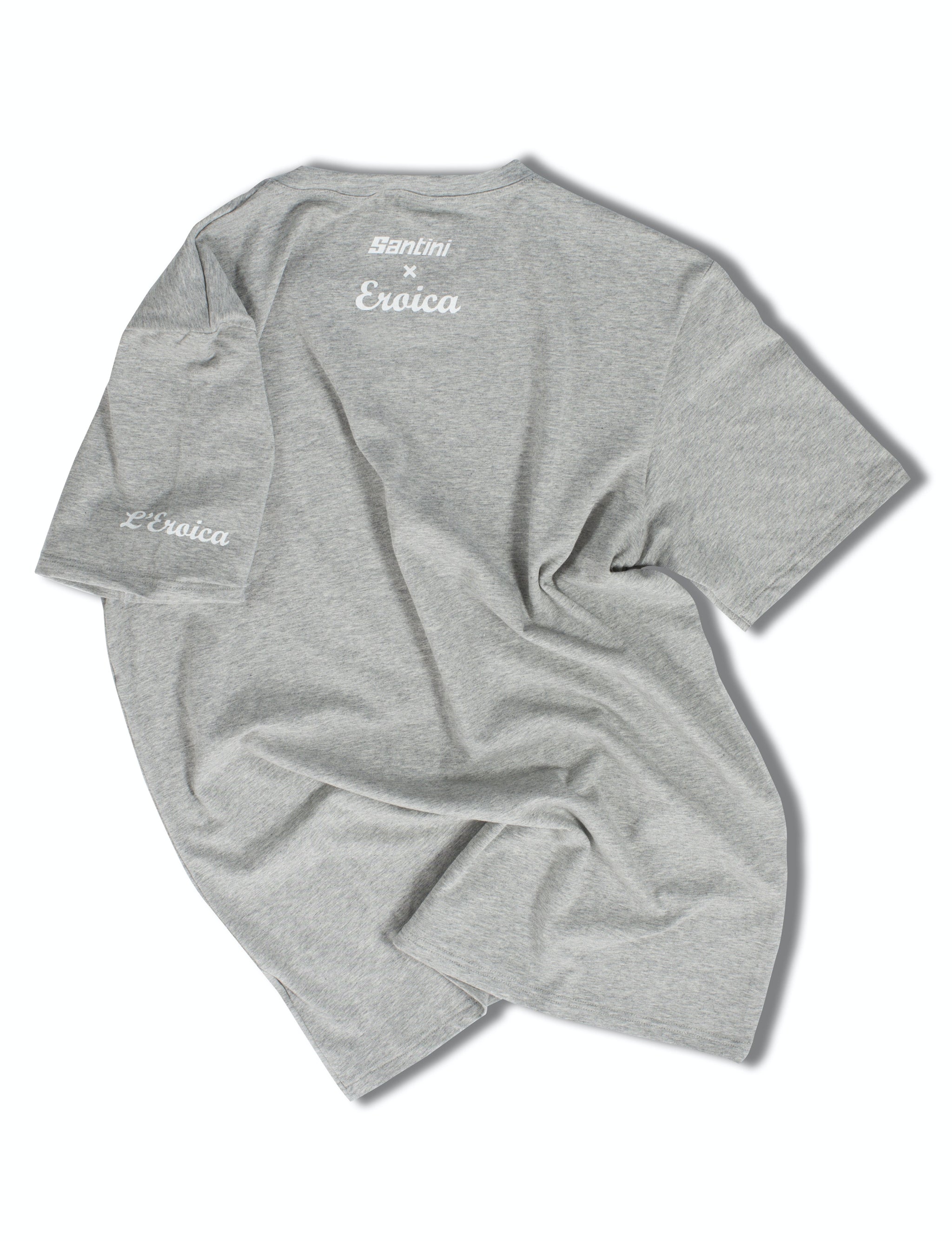 SANTINI T-SHIRT EROICA GREY ACCESSORY CYCLING SYDNEY AUSTRALIA BIKE SHOP