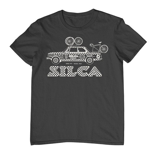SILCA 1972 BMW 2002 T-SHIRT - PEUGEOT RACE TEAM BLACK MEDIUM ACCESSORY CYCLING SYDNEY AUSTRALIA BIKE SHOP