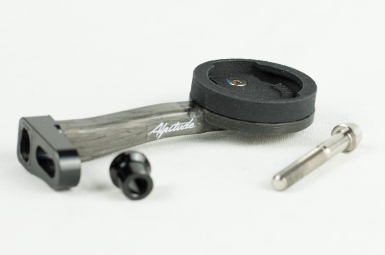 ALPITUDE UNIVERSAL STELVIO CARBON COMPUTER MOUNT FOR GARMIN, WAHOO OR POLAR CYCLING SYDNEY AUSTRALIA BIKE SHOP