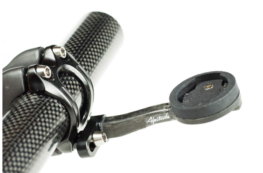 ALPITUDE UNIVERSAL STELVIO CARBON COMPUTER MOUNT FOR GARMIN, WAHOO OR POLAR CYCLING SYDNEY AUSTRALIA BIKE SHOP
