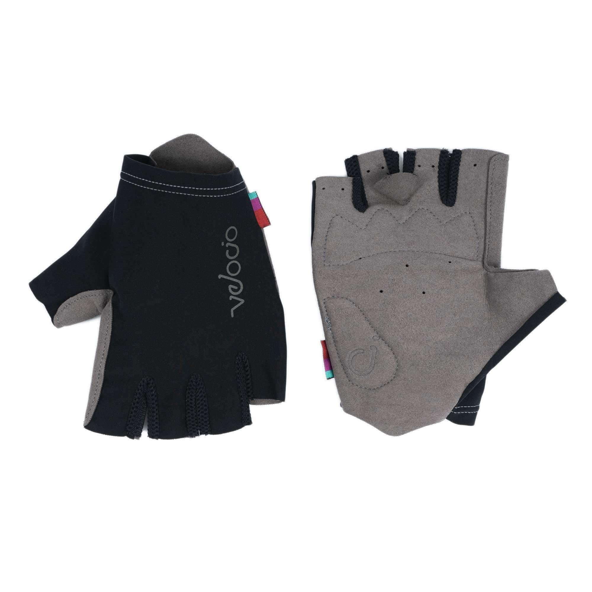 VELOCIO LUXE GLOVE BLACK SUMMER ACCESSORY  CYCLING SYDNEY AUSTRALIA BIKE SHOP