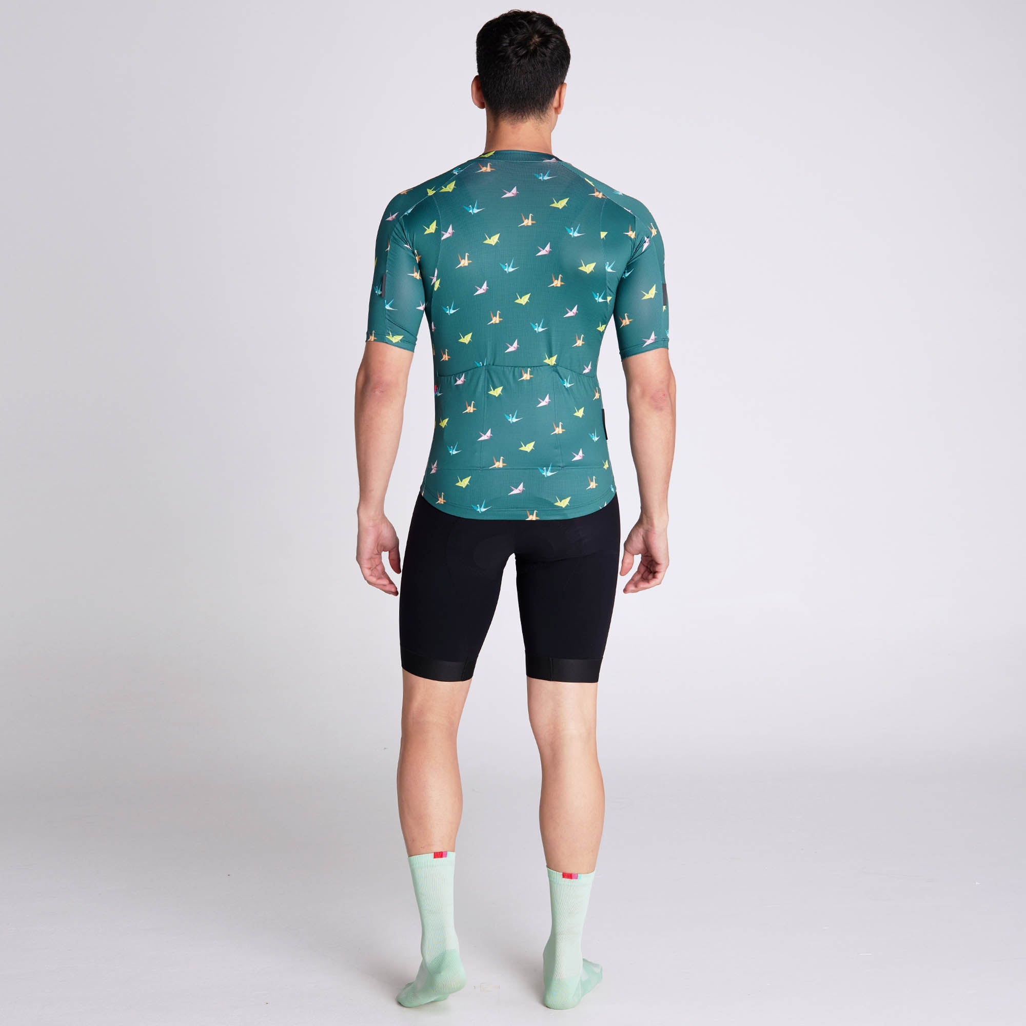 VELOCIO MENS ORIGAMI ULTRALIGHT JERSEY DEEP SEA CYCLING SYDNEY AUSTRALIA BIKE SHOP