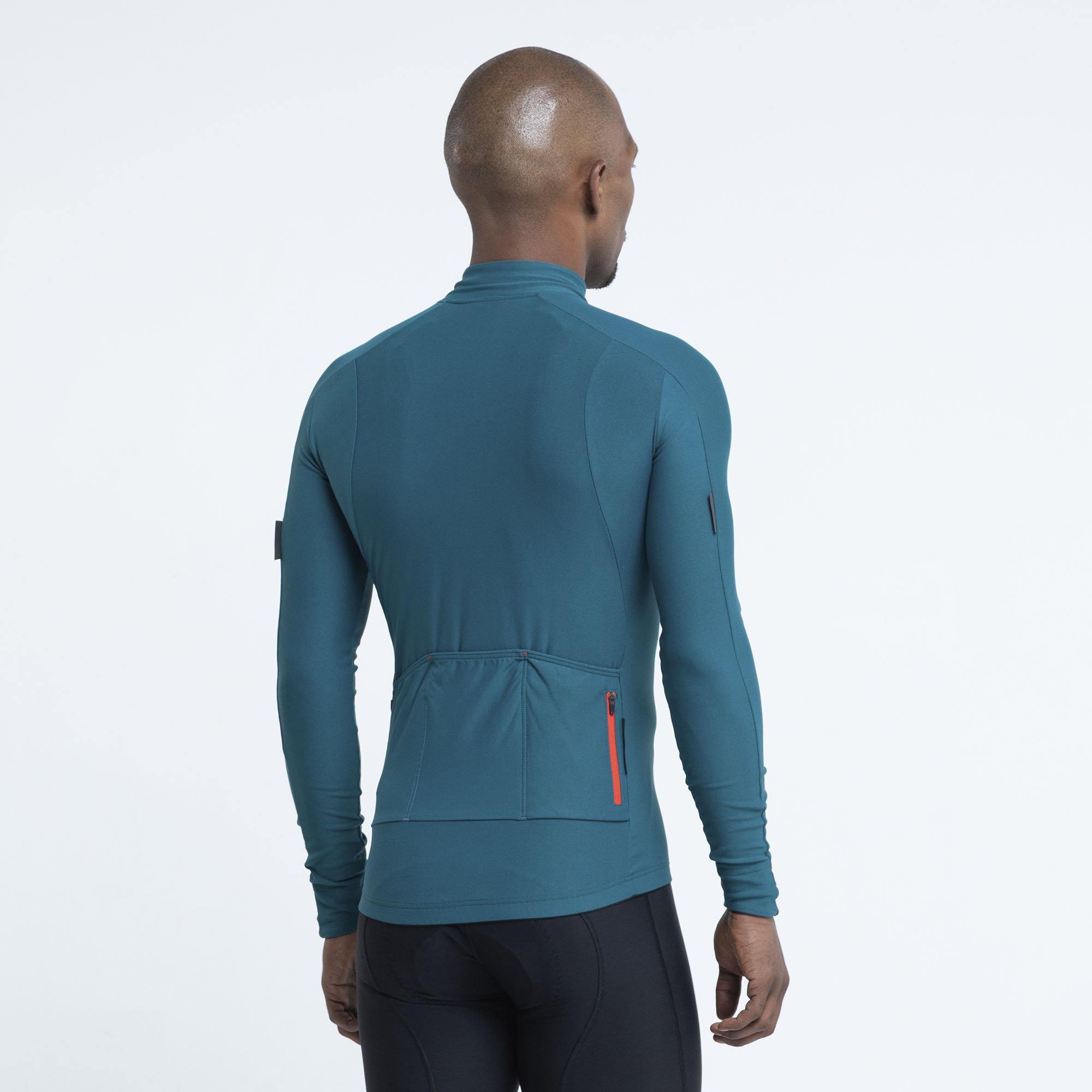 VELOCIO MENS SIGNATURE LONG SLEEVE JERSEY DEEP SEA CYCLING SYDNEY AUSTRALIA BIKE SHOP