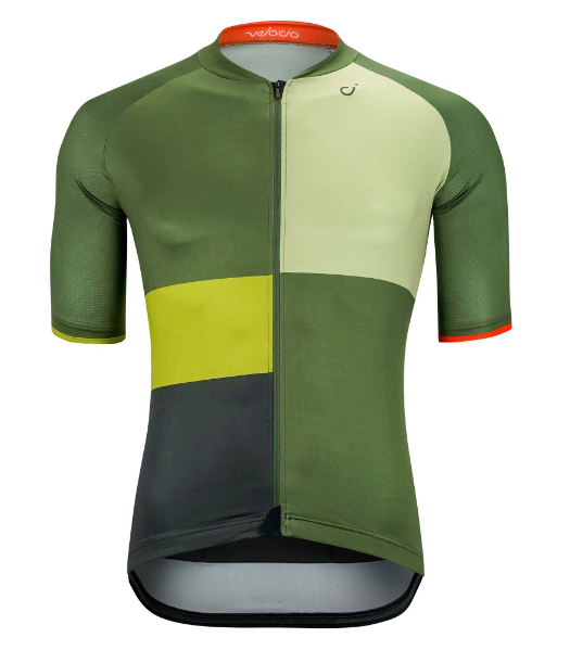 Multi coloured top cycling jersey