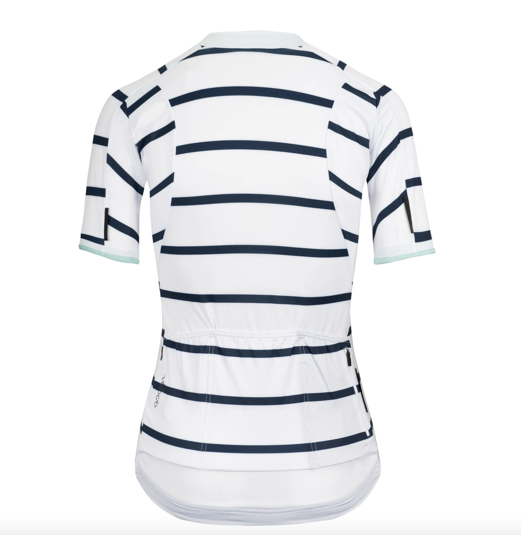 VELOCIO WOMENS BRETON JERSEY WHITE NAVY CYCLING SYDNEY AUSTRALIA BIKE SHOP