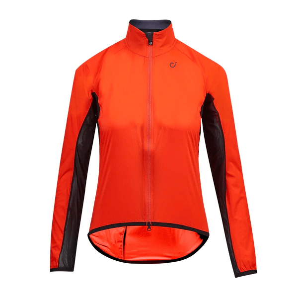 VELOCIO WOMENS ULTRALIGHT JACKET  FIRE RED CYCLING SYDNEY AUSTRALIA BIKE SHOP
