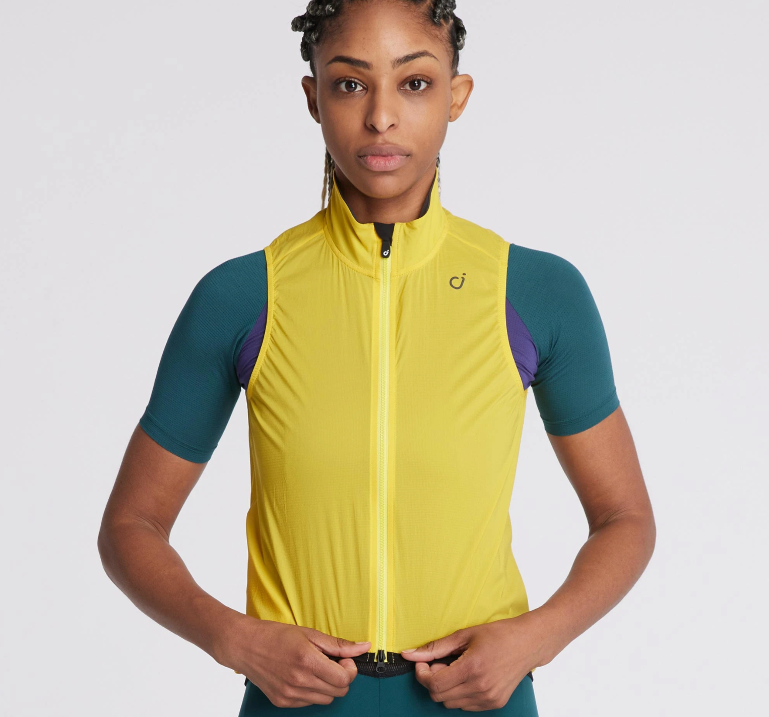 VELOCIO WOMENS ULTRALIGHT VEST LEMON YELLOW CHAINSMITH BIKE SHOP