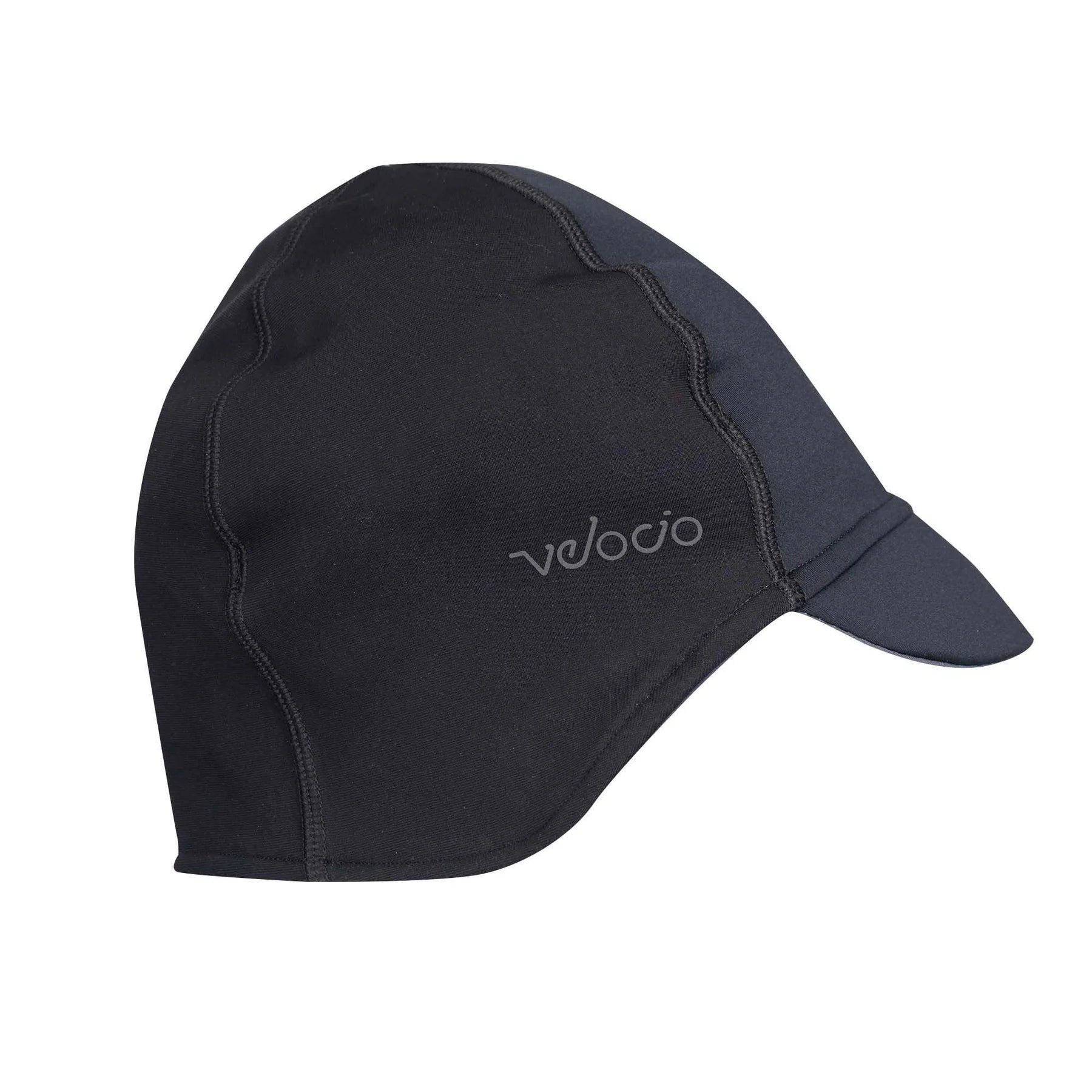 VELOCIO ZERO CYCLING BLACK CHARCOAL CAP ACCESSORY SYDNEY AUSTRALIA BIKE SHOP