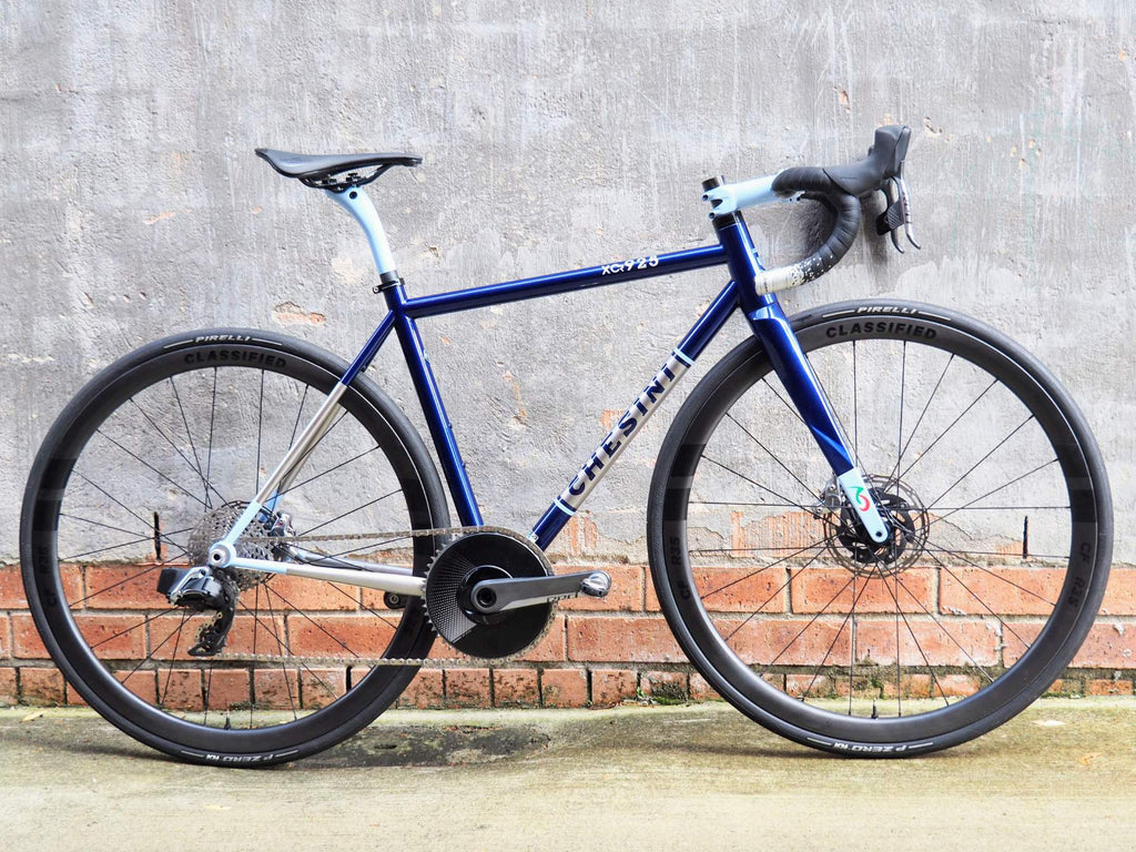 Crafting Individuality: Reviewing Custom Stainless Steel Chesini Road Bike at Chainsmith