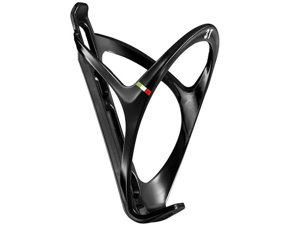 3T PC Bottle Cage — lightweight polycarbonate cycling bottle cage front view (28 g)