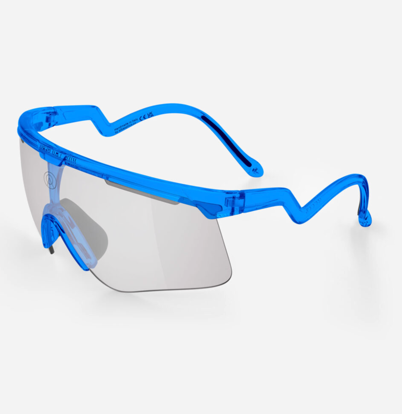 Handmade Italian Alba Optics DELTA cycling glasses with ventilated VZUM lens system