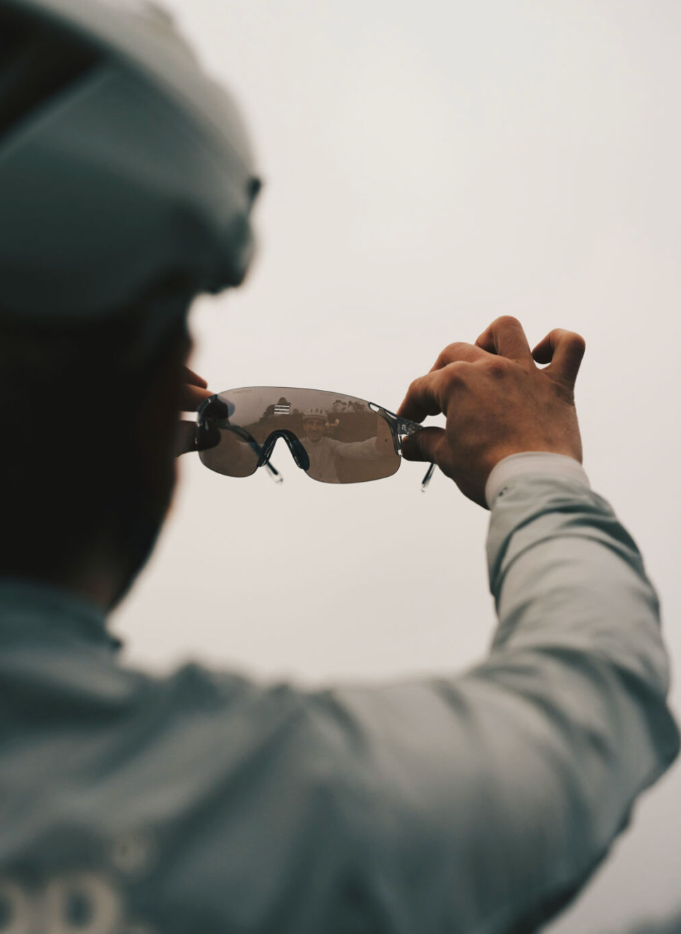 Alba Optics JUMBO Cherry Glossy photochromic cycling glasses designed for changing Australian light conditions