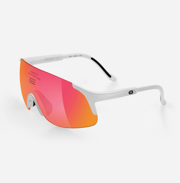 Alba Optics JUMBO BLK VZUM F-LENS FLM photochromic cycling sunglasses front view WHITE