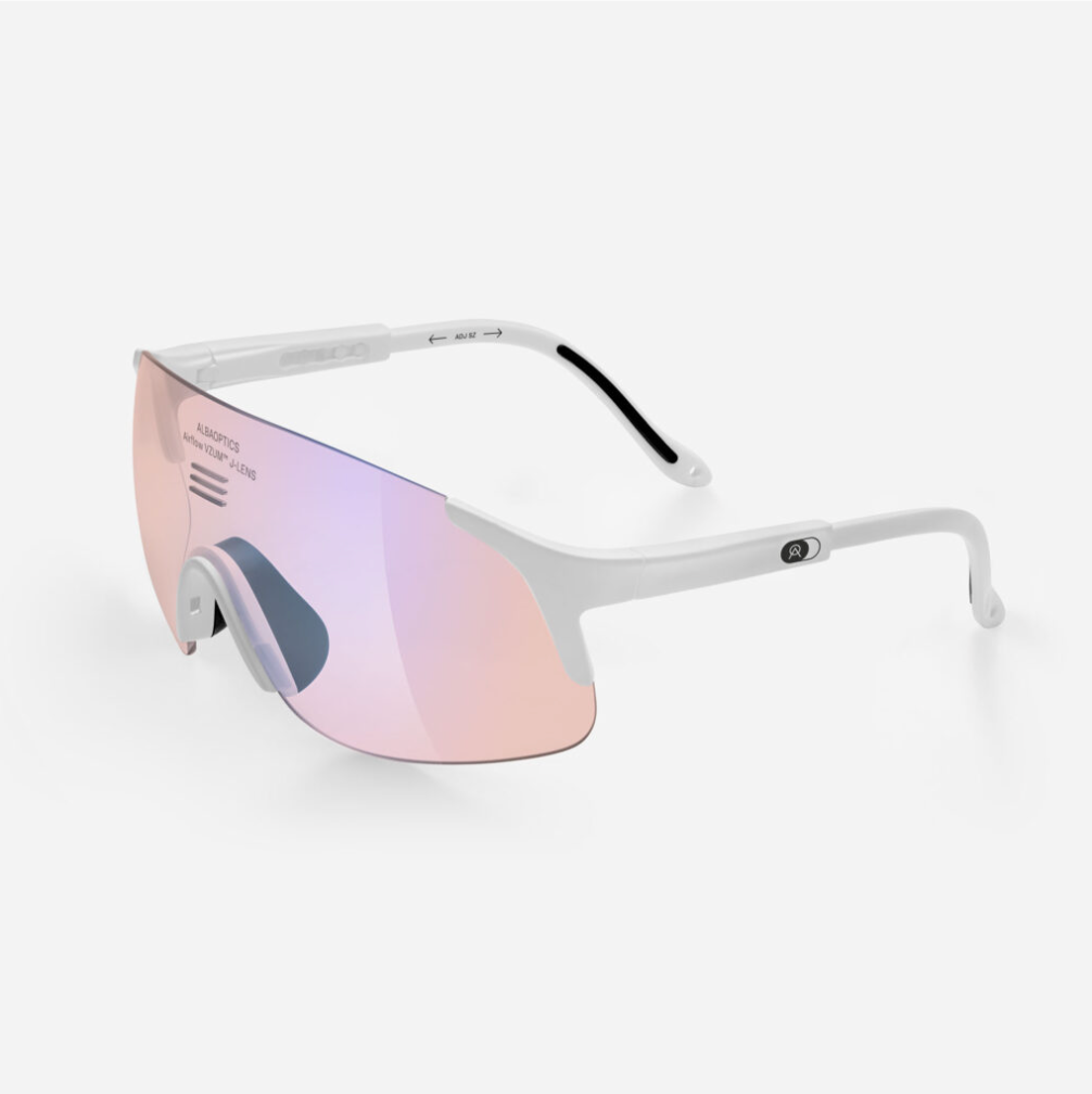 Alba Optics JUMBO performance cycling eyewear PINK VIEW PHOTOCROMATIC