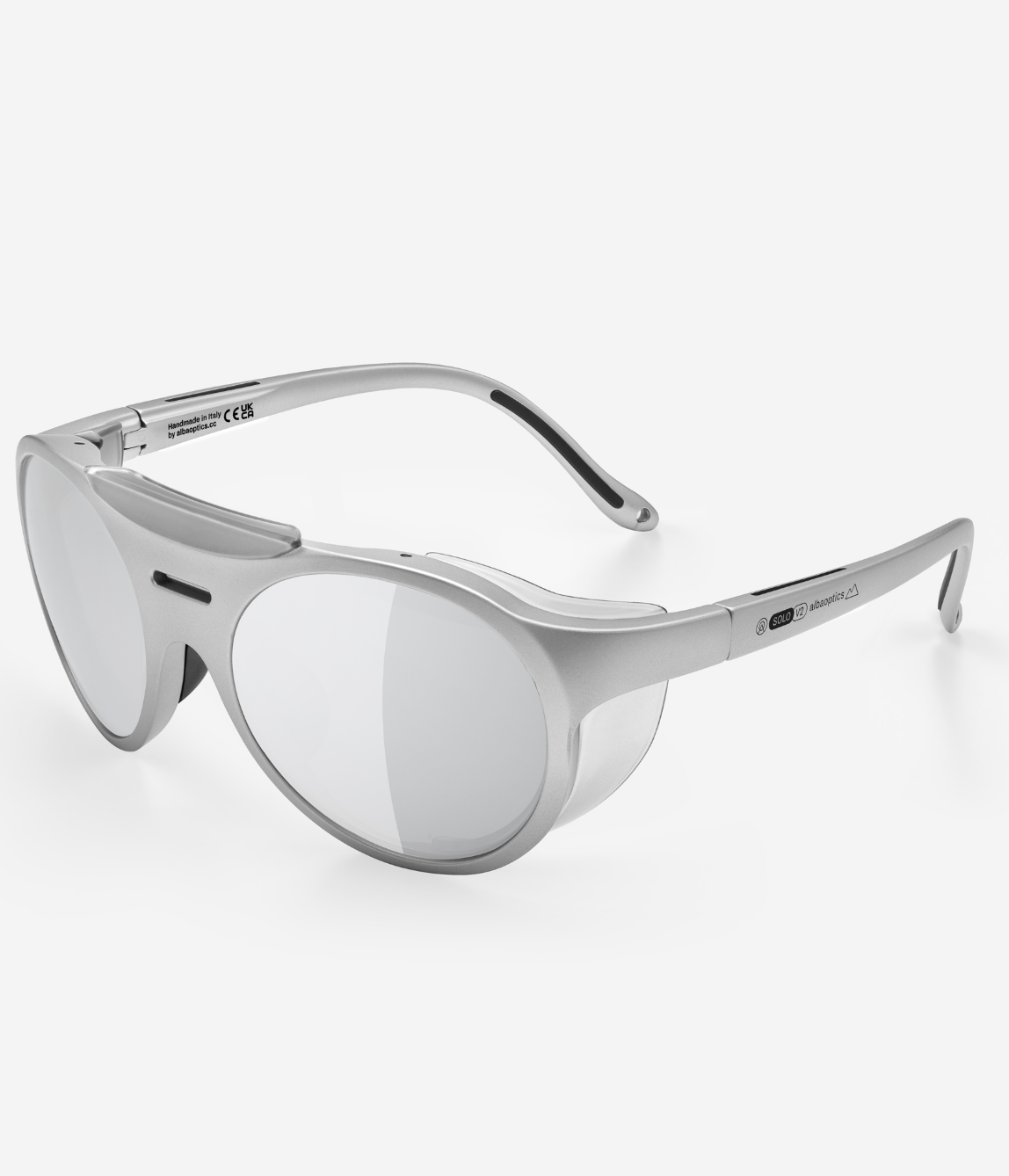 SUNGLASSES ALBA OPTICS SOLO II SILVER VZUM ALU ICE LENS