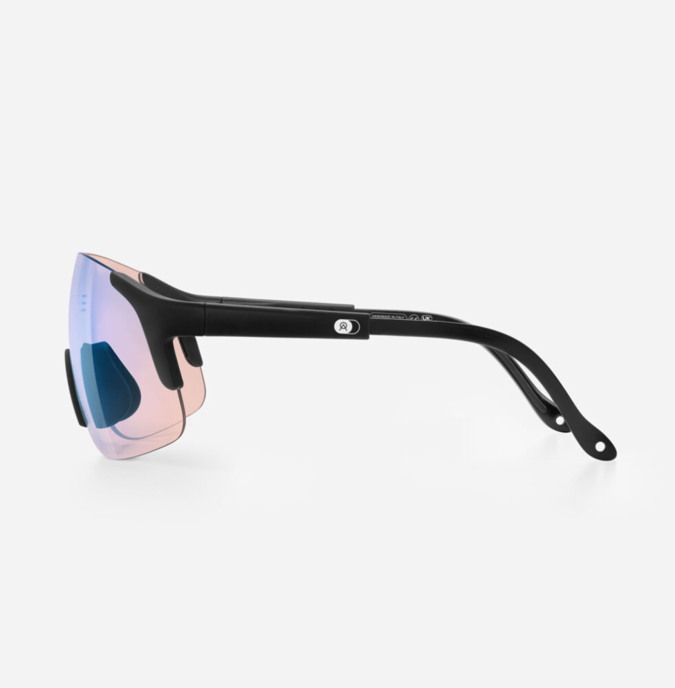 Alba Optics JUMBO Black photochromic cycling glasses designed for changing Australian light conditions