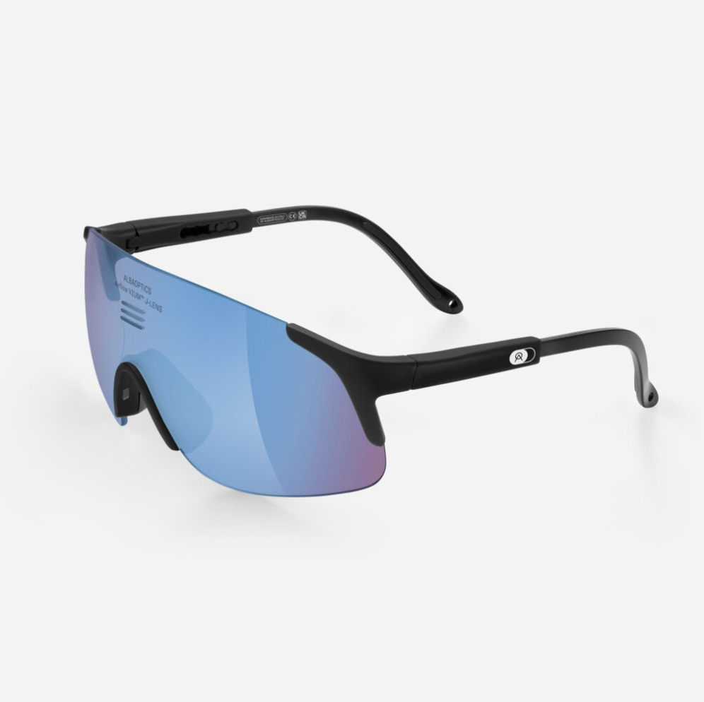 Lightweight 26g Alba Optics JUMBO sunglasses with wide field of vision