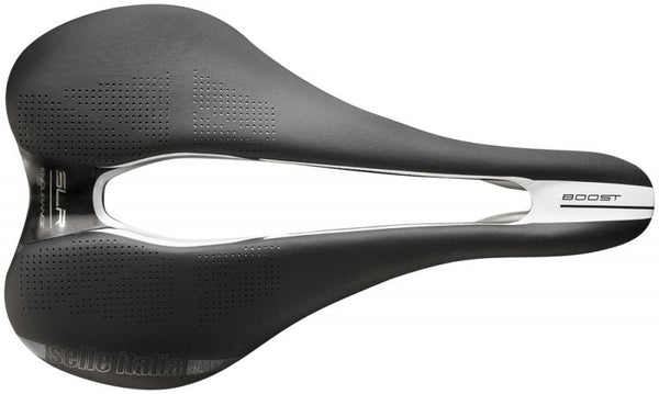 SADDLE SELLE ITALIA SLR BOOST ENDURANCE TI 316 SUPERFLOW BLACK LARGE CYCLING SYDNEY AUSTRALIA BIKE SHOP