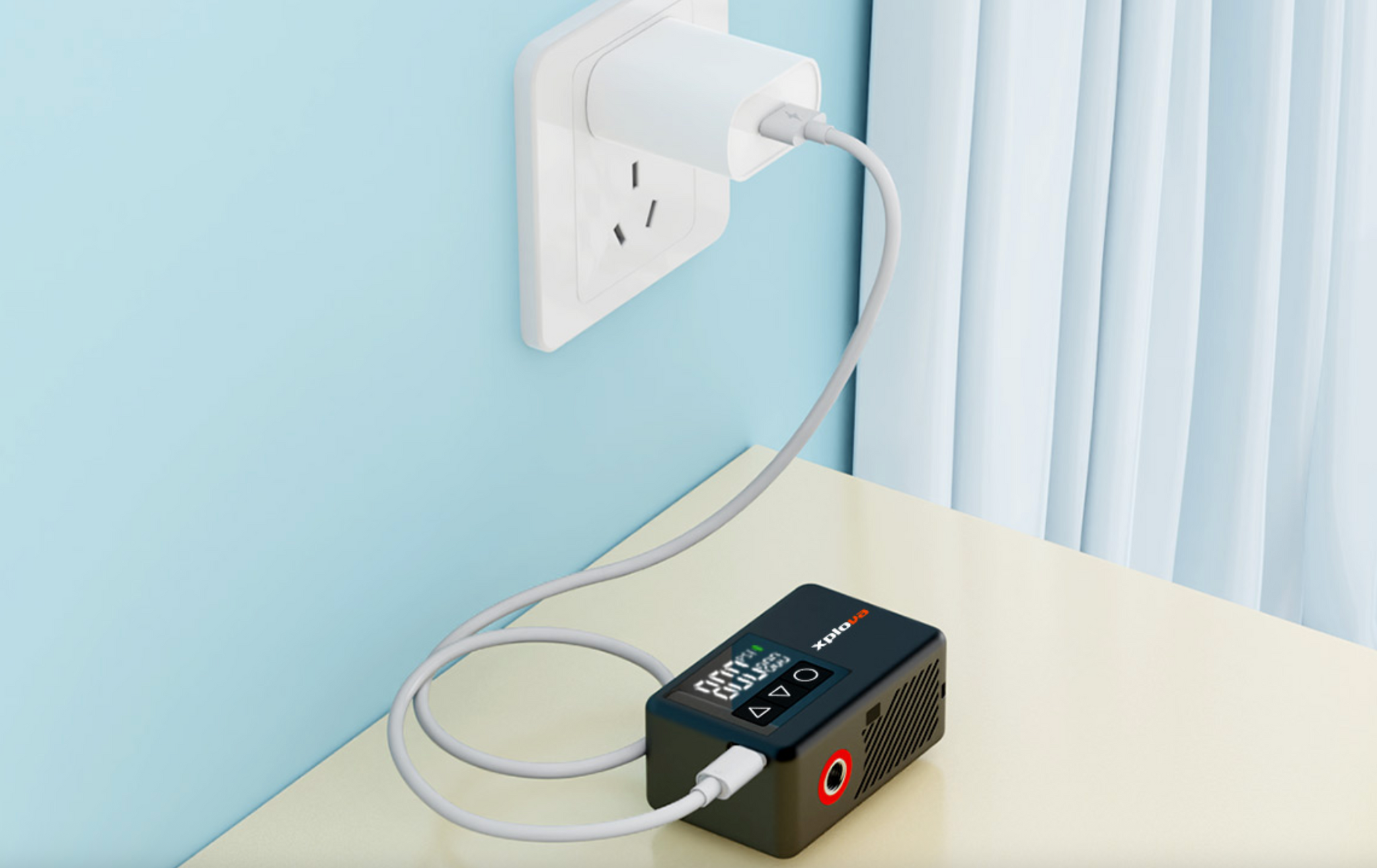 Xplova MP1 Mini Electric Digital Pump with LCD Display