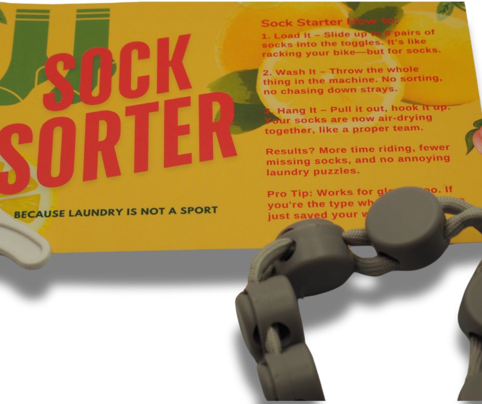 CYCLIST SOCK SORTER – QUICK-CLIP LAUNDRY ORGANIZER FOR ACTIVE KITS