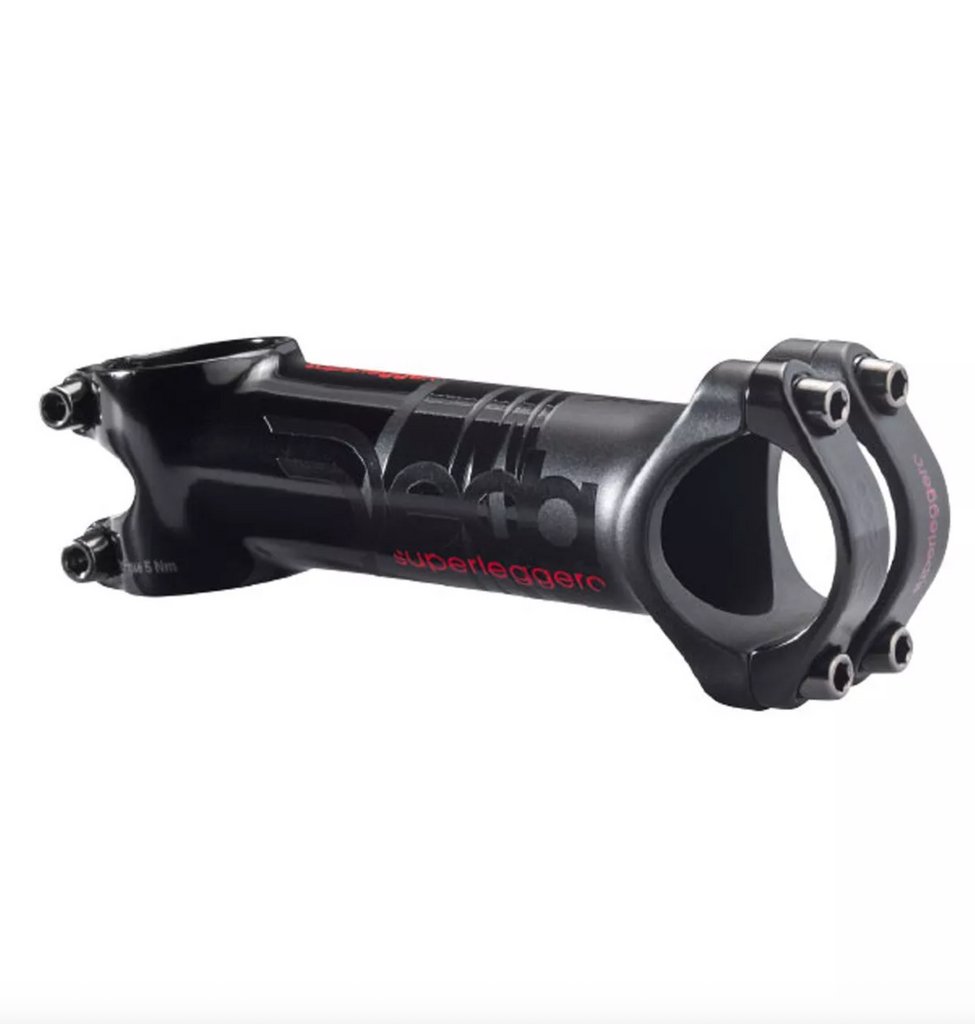 DEDA ELEMENTI SUPERLEGGERO STEM POLISH ON BLACK