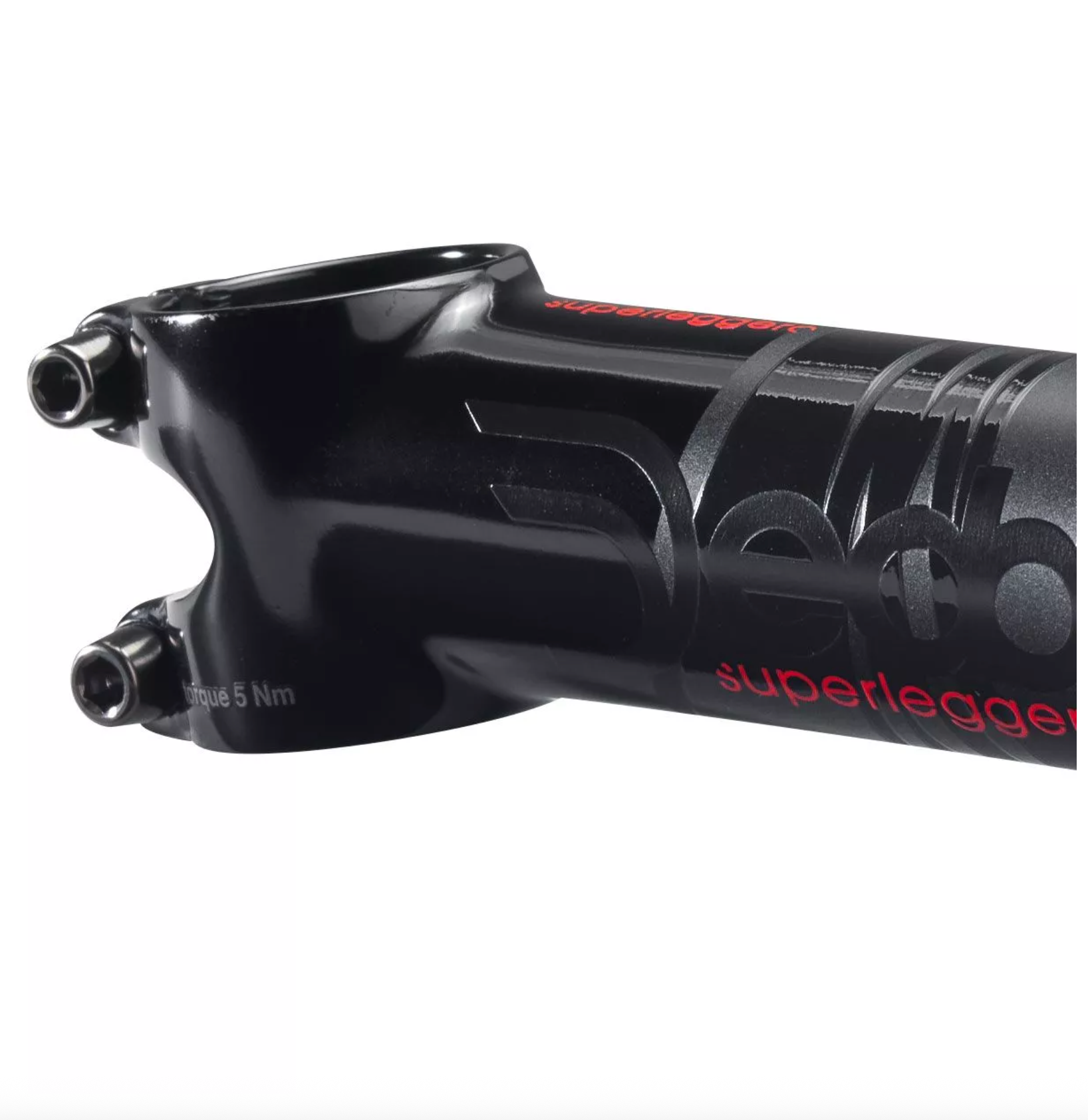 DEDA ELEMENTI SUPERLEGGERO STEM POLISH ON BLACK