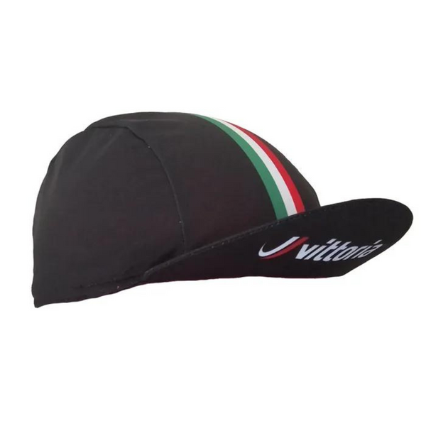 VITTORIA BLACK CYCLING CAP ACCESSORY CYCLING SYDNEY AUSTRALIA BIKE SHOP