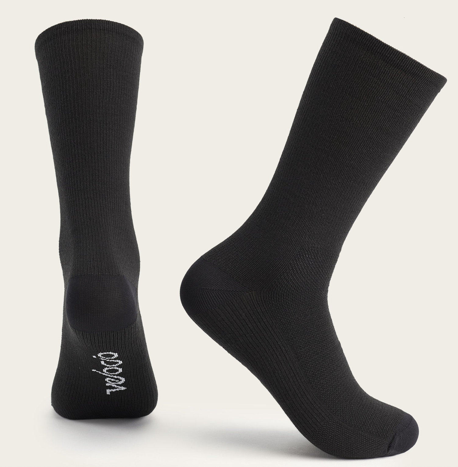 cycling socks by Velocio in black for riding endurance comfort