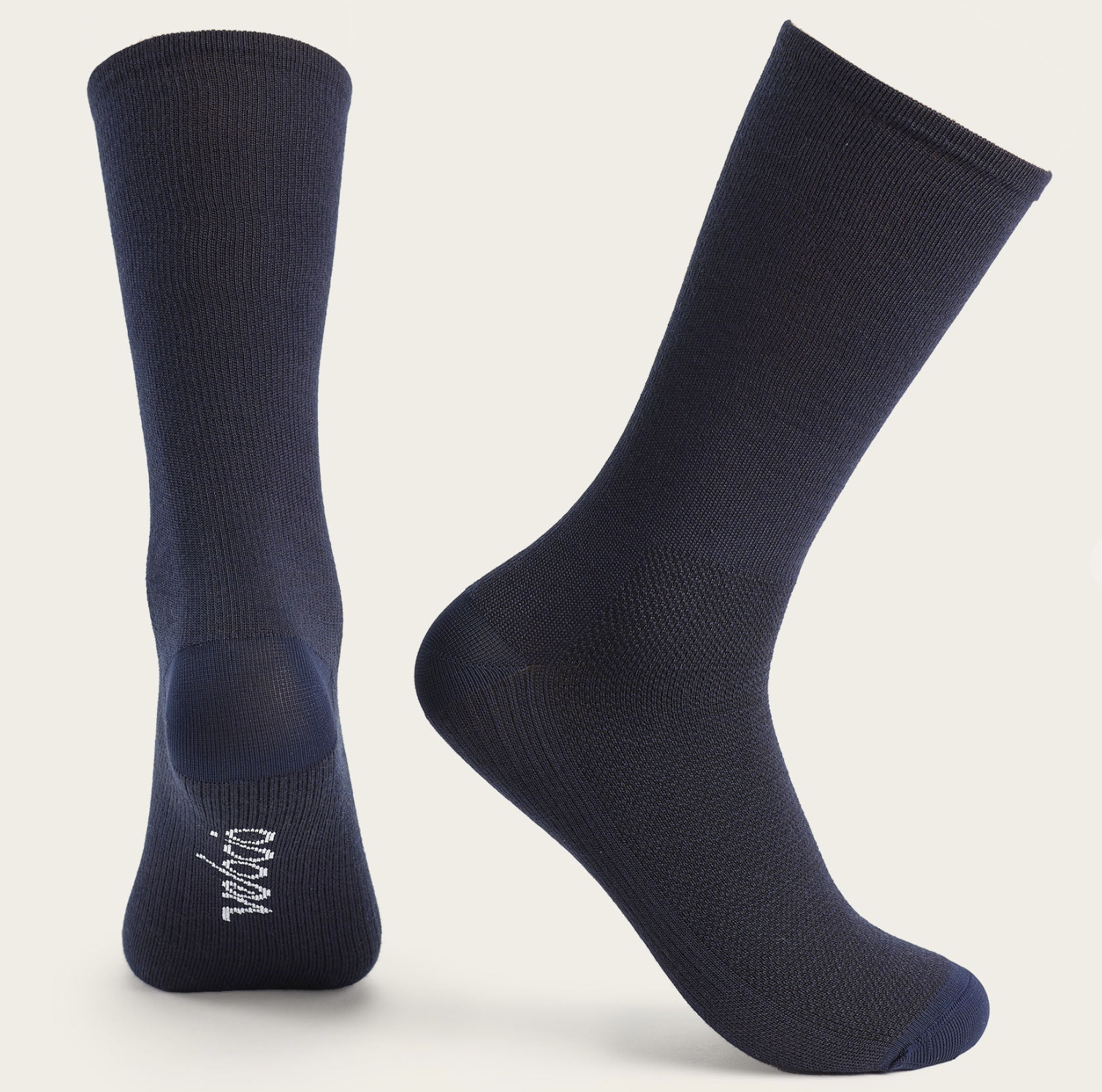 cycling socks by Velocio in Navy for riding endurance comfort
