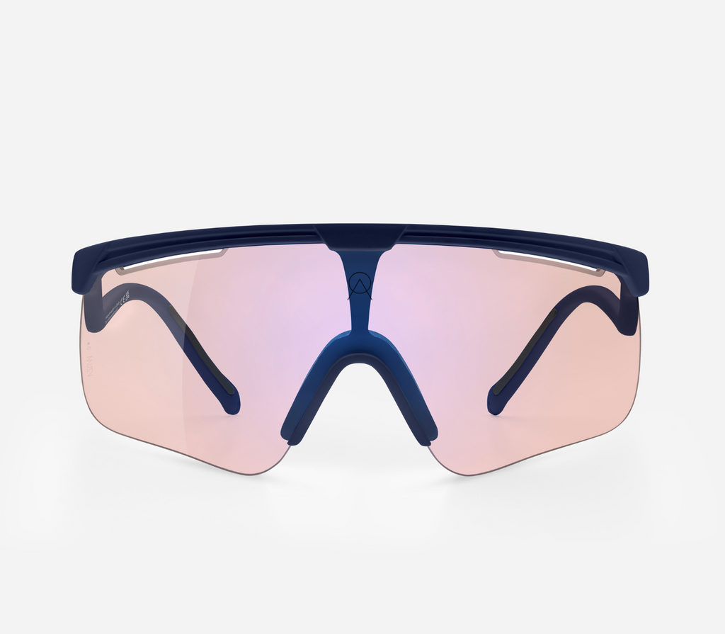 Detail of Alba Optics VZUM™ F-LENS FLM lens – adaptive light filtering for harsh sun and low-light cycling in Australia