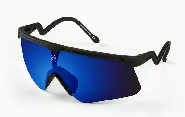 SUNGLASSES ALBA DELTA BLACK RV SKY  CYCLING SYDNEY AUSTRALIA BIKE SHOP